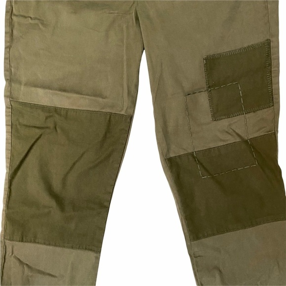 NYDJ SKINNY CHINO OLIVE GREEN SATEEN DENIM Sz 12 - Picture 8 of 10